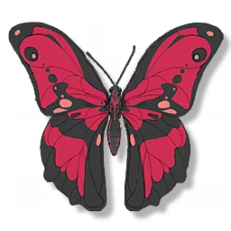 Red Feather Butterfly image